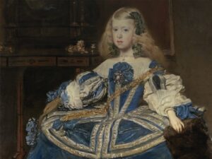 News prevendite Asburgo - L'infanta Margherita in abito blu, D Velasquez