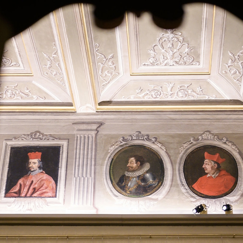 Decorative Wall Artwork at Palazzo Sciarra Colonna