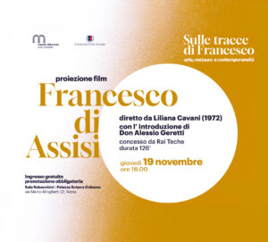 Proiezione film mostra San Francesco