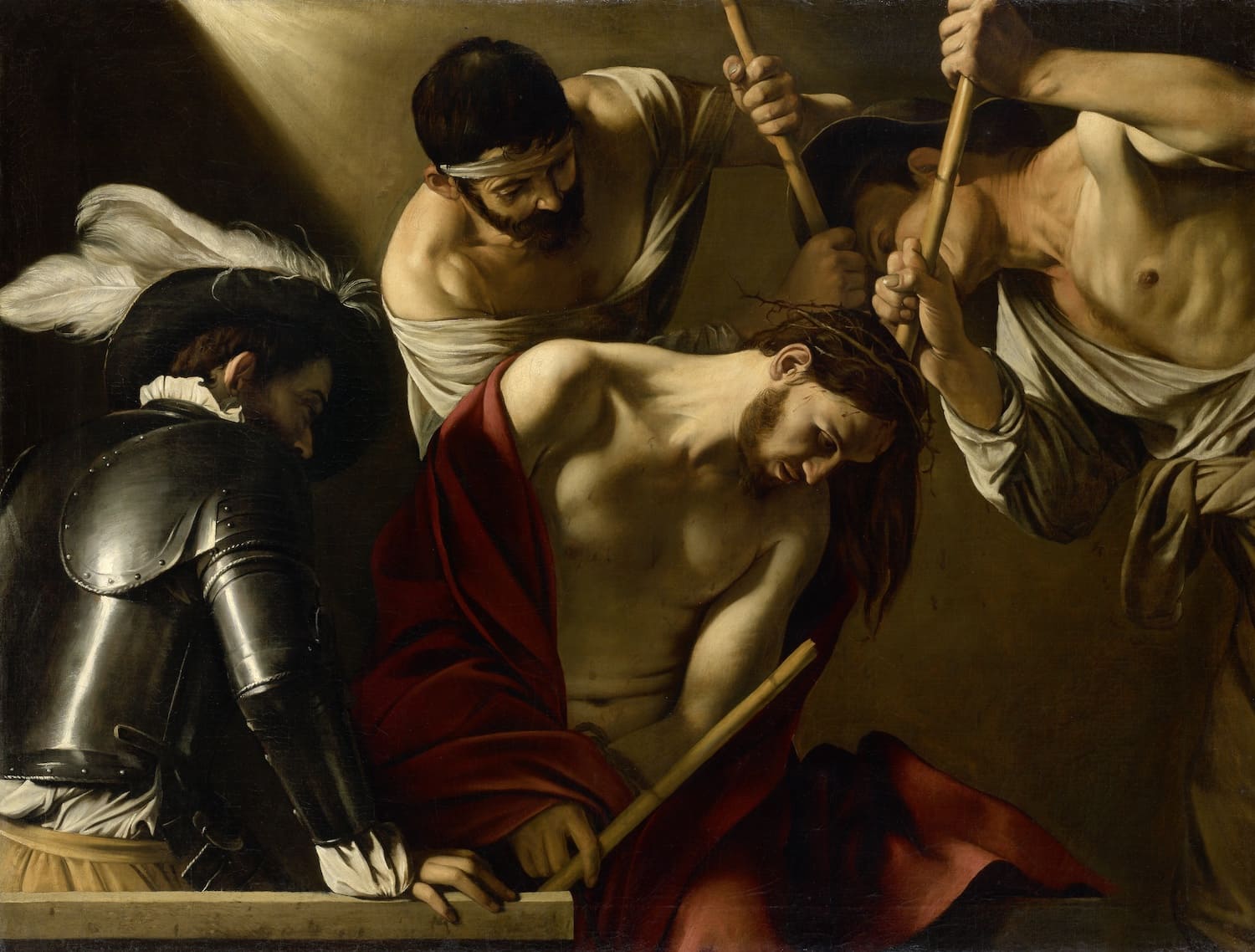 3) Caravaggio_Crowning of Thorns (1)